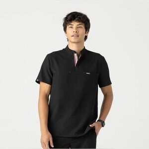 SCRUB TOP 
FYSEL Skye‎ ‎Banded Collar Scrub top